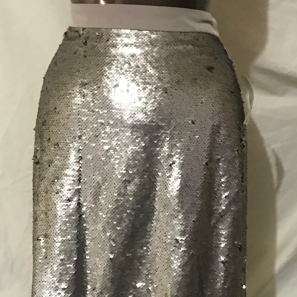 Geneva sequin gold cmb skirt by Maison Jules.